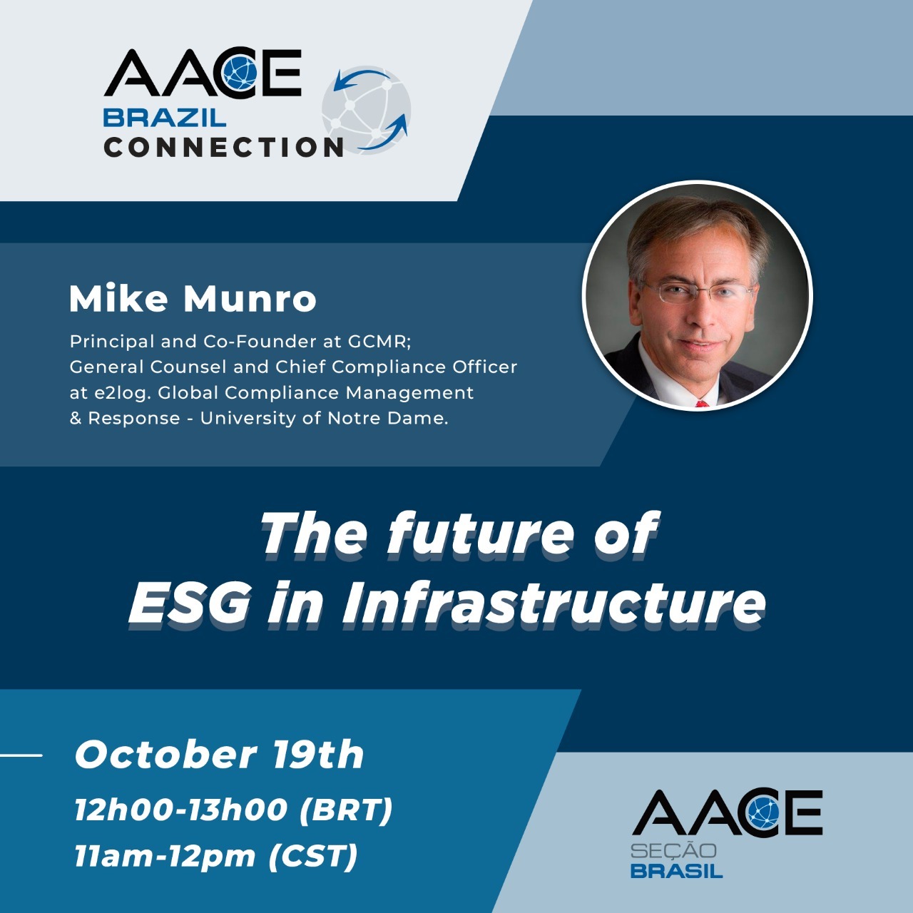 AACE BRAZIL CONNECTION: The future of ESG in infrastructure - AACEI Brasil
