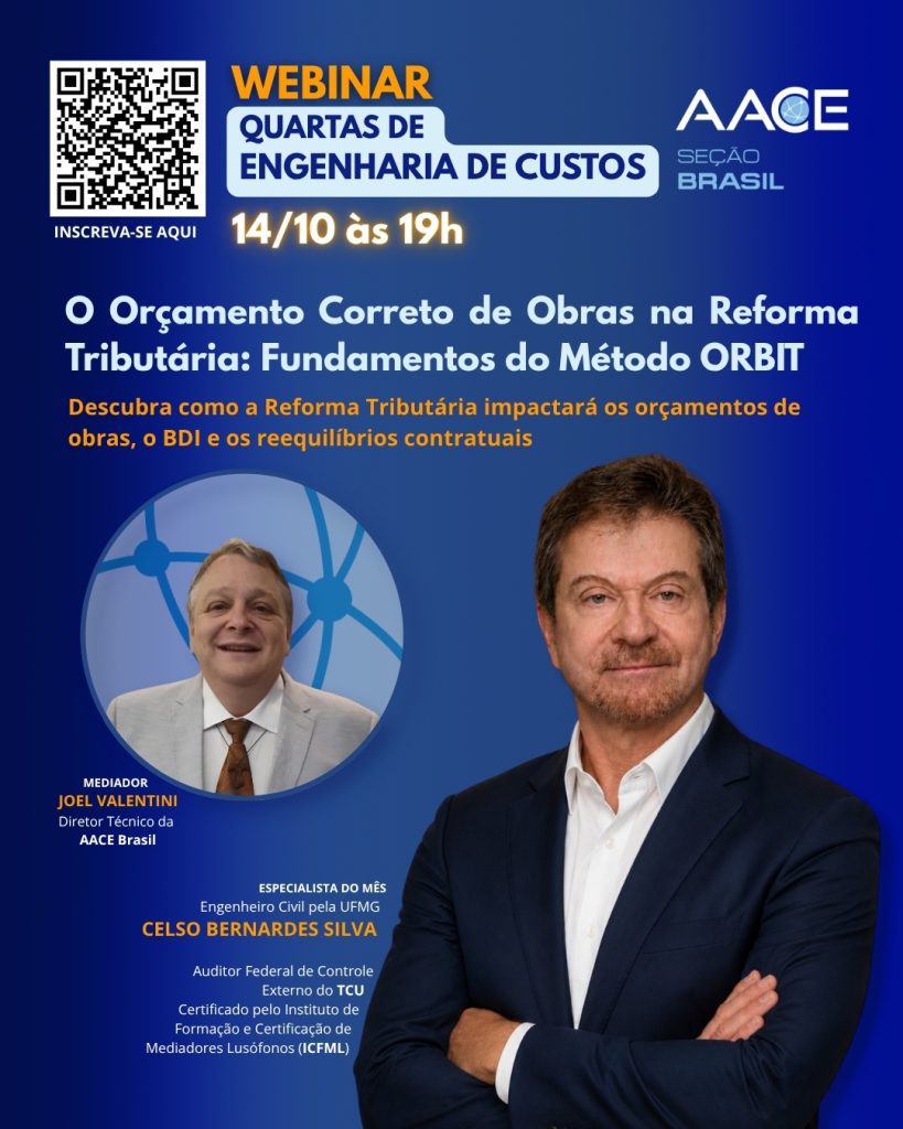 Quarta de Engenharia de Custos - 14/10 às 19h